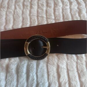 Cole Haan Black Leather Belt